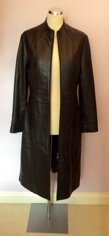 Planet Black Soft Leather Zip Up Coat Size 10 - Whispers Dress Agency - Womens Coats & Jackets - 5