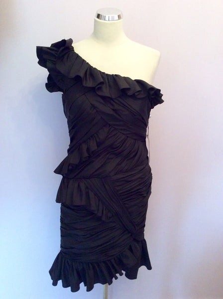 Brand New Forever Unique Black Cocktail Dress Size 10 - Whispers Dress Agency - Womens Dresses - 1