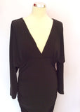 BRAND NEW SARA BERNSHAW BLACK OCCASION/COCKTAIL DRESS SIZE 16 - Whispers Dress Agency - Womens Dresses - 2