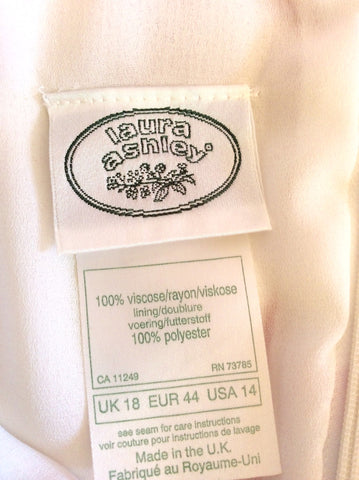 Vintage Laura Ashley Red & White Floral Print Dress Size 18 - Whispers Dress Agency - Sold - 3