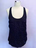 3 x Jack Wills Silk & Cotton Blend Vest Tops Size 10 - Whispers Dress Agency - Sold - 2