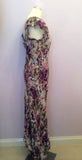 Per Una Floral Print Long Dress Size 16 Reg - Whispers Dress Agency - Womens Dresses - 2