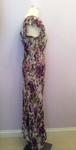 Per Una Floral Print Long Dress Size 16 Reg - Whispers Dress Agency - Womens Dresses - 2