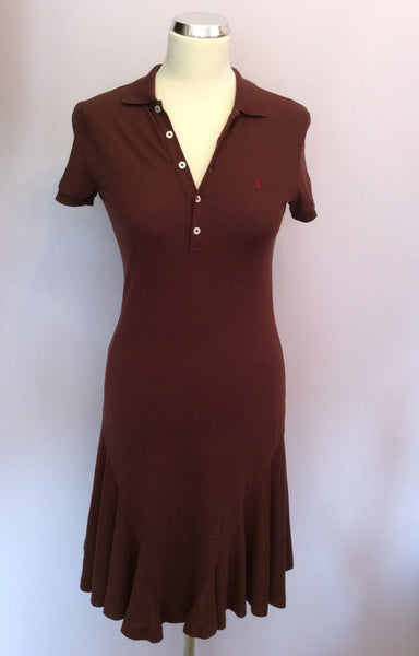 Brand New Ralph Lauren Polo Brown Wimbledon Dress Size XS - Whispers Dress Agency - Sold - 1