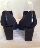 Gabor Black Shoe Boots Size 6/39 - Whispers Dress Agency - Sold - 4