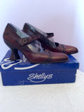 Shellys Dark Brown Antik Leather Dolly Shoes Size 7/41 - Whispers Dress Agency - Sold - 3