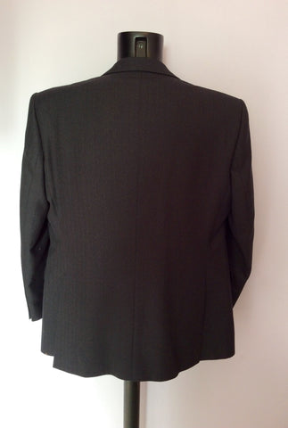 Magee Dark Charcoal Grey Pinstripe Suit Size 44S/38S - Whispers Dress Agency - Sold - 3