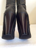 Brand New Moow Dark Grey Over Knee Length Boots Size 6/39 - Whispers Dress Agency - Sold - 4