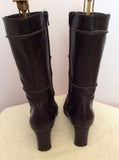 Lorbac Black Leather Calf Length Boots Size 5/38 - Whispers Dress Agency - Sold - 4
