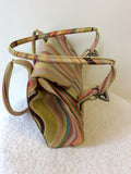 PAUL SMITH MULTI COLOURED SWIRL SMALL LEATHER BAG - Whispers Dress Agency - Sold - 3