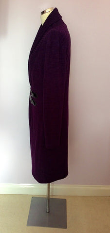 Connected Apparel Purple Knit Dress Size 12 - Whispers Dress Agency - Womens Dresses - 3