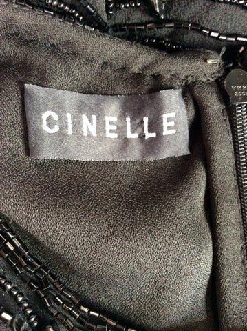 Cinelle Black Silk Beaded Sleeveless Top Size S - Whispers Dress Agency - Womens Tops - 5