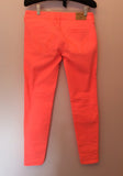 New Hollister Neon Orange Jeans Size 27W/29L - Whispers Dress Agency - Womens Jeans - 2