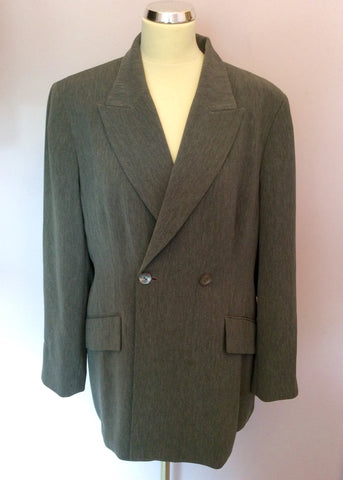 Vintage Jaeger Grey Double Breasted Jacket Size 18 - Whispers Dress Agency - Sold - 1