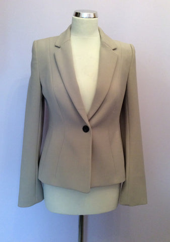 Hobbs Beige Suit Jacket Size 10 - Whispers Dress Agency - Sold - 1