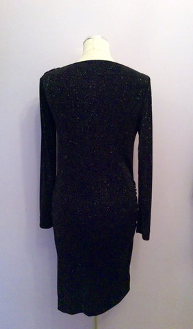 Vivienne Westwood Black & Silver Sparkle Dress Size S - Whispers Dress Agency - Sold - 5