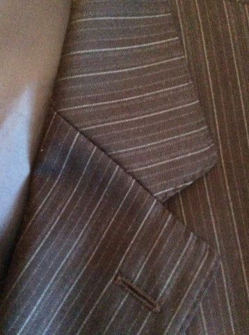 Hugo Boss Navy Blue Pinstripe Wool Jacket Size 48 - Whispers Dress Agency - Mens Suits & Tailoring - 4