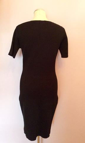 Coast Black Stretch Pencil Dress Size 12 - Whispers Dress Agency - Sold - 3
