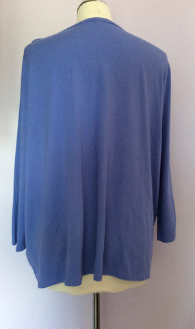 Elvi Lavender Frill Trim Cardigan/Top Size 3 UK XL - Whispers Dress Agency - Sold - 2