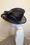 Marks & Spencer Autograph Black & Cream Print Formal Hat - Whispers Dress Agency - Womens Formal Hats & Fascinators - 2