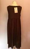 Brand New Avoca Anthology Brown Cotton Dress Size 3 UK 12/14 - Whispers Dress Agency - Sold - 4
