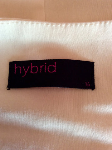 NEW HYBRID IVORY 3/4 SLEEVE WIGGLE PENCIL DRESS SIZE 16 - Whispers Dress Agency - Womens Dresses - 4