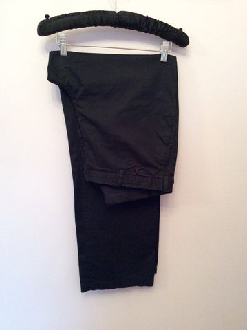 Ralph Lauren Dark Blue Cotton Chino Trousers Size 36/32 - Whispers Dress Agency - Sold - 1