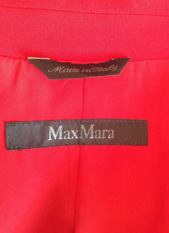 BRAND NEW MAX MARA RED DRESS & JACKET SUIT SIZE 14 - Whispers Dress Agency - Sold - 7