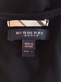 Burberry Black V Neckline Sleeveless Dress Size 10 - Whispers Dress Agency - Womens Dresses - 5