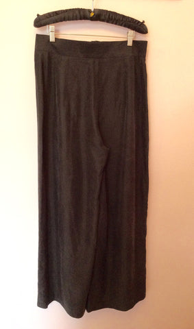 Vintage Droopy & Browns Black Silk Trousers Size 12/14 - Whispers Dress Agency - Sold - 3