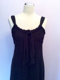 Monsoon Black Maxi Dress Size 8 - Whispers Dress Agency - Womens Dresses - 2
