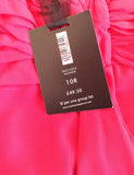 Brand New Per Una Speziale Fuchsia Pink Occasion Dress Size 10 - Whispers Dress Agency - Womens Dresses - 4