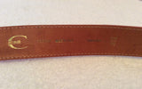 Just Cavalli Orange Croc Leather Dragonfly Buckle Belt Size L - Whispers Dress Agency - Sold - 4