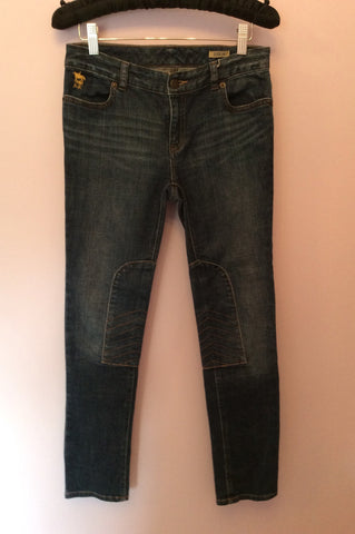 Ralph Lauren Polo Blue Crop Jeans Size 14 - Whispers Dress Agency - Sold - 1