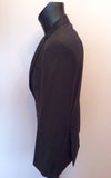 Next Black Pinstripe Wool Suit Size 42S/ 34W - Whispers Dress Agency - Mens Suits & Tailoring - 3