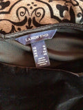 Brand New Landsend Black Velvet & Grey Occasion Dress Size 18 - Whispers Dress Agency - Womens Dresses - 4