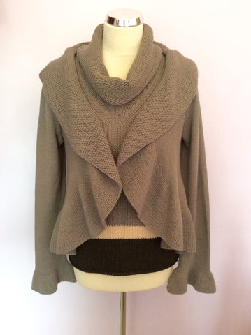 Marccain Grey Knit Twinset With Wool & Alpaca Size N4 UK 14 - Whispers Dress Agency - Sold - 1