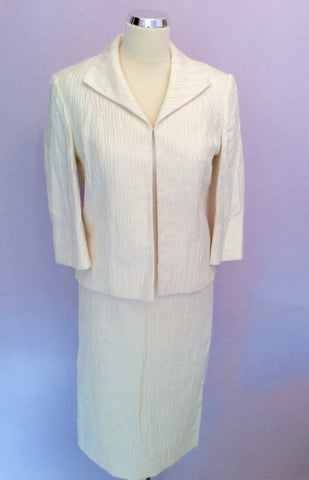 Minuet Ivory Pencil Dress & Jacket Suit Size 8/10 - Whispers Dress Agency - Womens Suits & Tailoring - 1