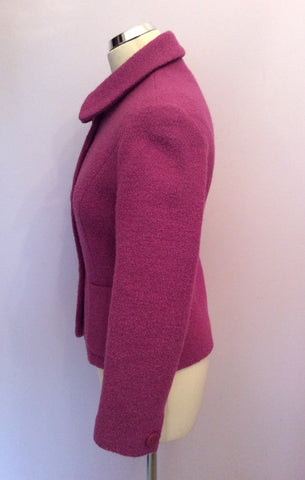 HOBBS PINK WOOL JACKET SIZE 8 - Whispers Dress Agency - Sold - 2