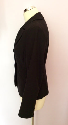 Hobbs Black Wool Jacket & Trouser Suit Size 10/12 - Whispers Dress Agency - Sold - 3