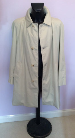 Aquascutum Beige Trench Coat/Mac Size XL - Whispers Dress Agency - Sold - 4