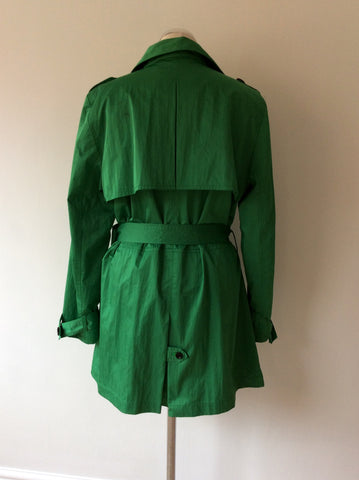 HOBBS EMERALD GREEN MAC/COAT SIZE 16 - Whispers Dress Agency - Sold - 4