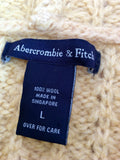 Girls Abercrombie & Fitch Yellow Hooded Jumper Size L - Whispers Dress Agency - Girls Knitwear - 3