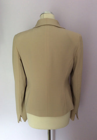 LK Bennett Beige Jacket Size 10 - Whispers Dress Agency - Sold - 3