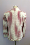 Betty Barclay White, Pink & Grey Striped Jacket Size 16 - Whispers Dress Agency - Womens Coats & Jackets - 4