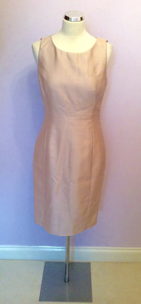 Brand New Hobbs Pearl Pink 'Palace' Pencil Dress Size 10 - Whispers Dress Agency - Sold - 1