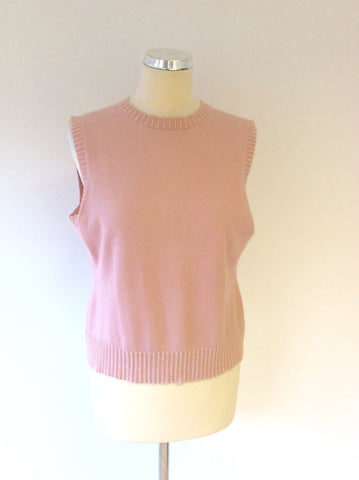 WHISTLES PINK SILK & ANGORA BEADED TWINSET SIZE L - Whispers Dress Agency - Sold - 3