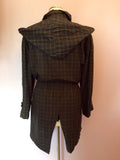 Vintage Jaeger Green Check Cotton Jacket Size S - Whispers Dress Agency - Womens Vintage - 4