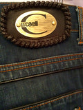 Just Cavalli Dark Blue Slim Leg Jeans Size 29W/33L - Whispers Dress Agency - Mens Jeans - 4