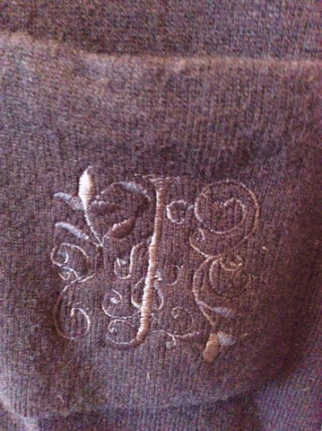 Vintage Jaeger Dark Blue Lambswool Cardigan Size 34" UK S - Whispers Dress Agency - Sold - 2